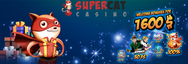 SuperCat Casino Üdvözlő